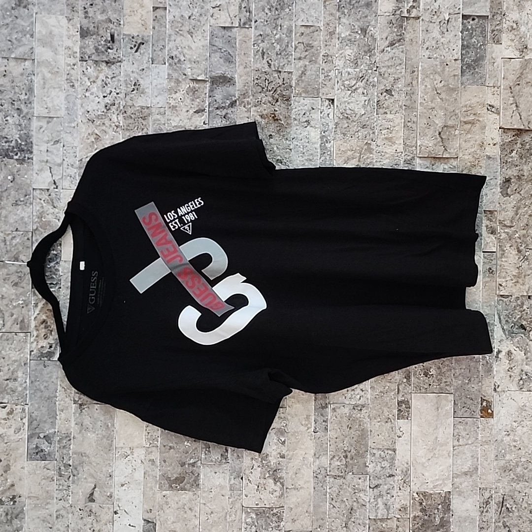 Guess Los Angeles 1981 Black Size Xxl